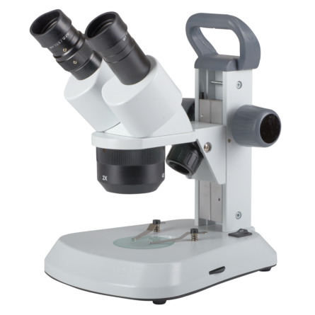 Omano OM124L Rechargeable LED Student Stereo Microscope 10x, 20x, 40x