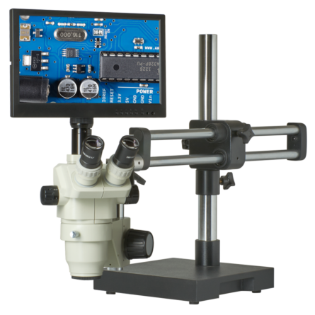 Omano CX3-OM99-V15 Zoom Stereo Microscope Inspection System 6.5x-45x