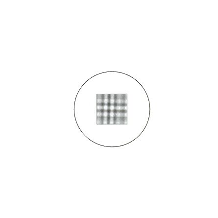 Meiji Techno MA524 10mm Square Divided into 400 Parts