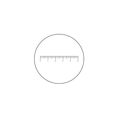 Meiji Techno MA256 5mm line divided into 100 units