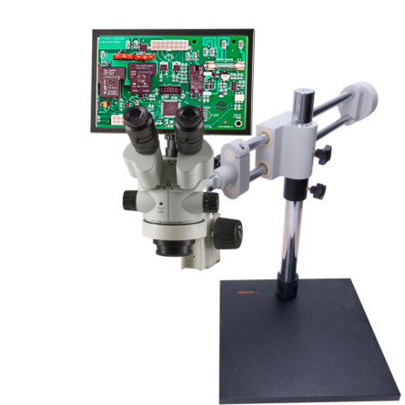 Omano CX3-OM2300S-V6 Stereo Microscope Inspection System 7.5X-45X Zoom