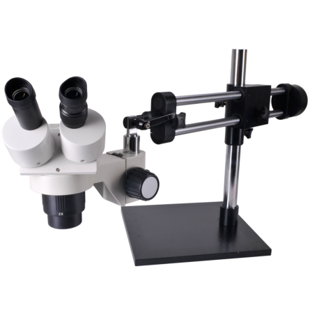 OM2040-V6 Dual Power Stereo Boom Microscope 
