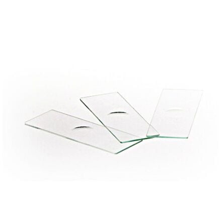 Omano 50 Microscope Well Slides, 1.5cm Dia. Depression