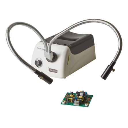 Omano 150W Fiber Optic Dual Pipe Halogen Illuminator