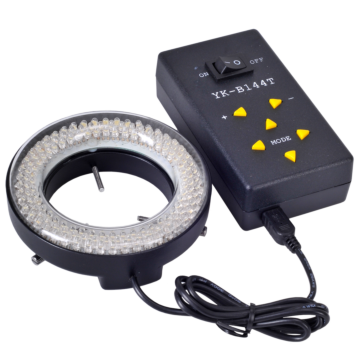 Omano Microscope Ring Light - 144 LED Ring Light, Variable Intensity by Section