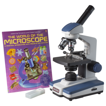Omano OM118-M4 Student Compound Microscope 40X-1000X Gift Package