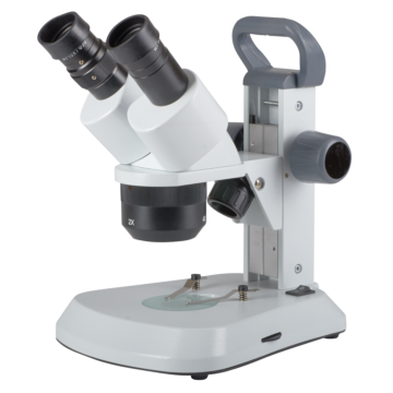 Omano OM124L Rechargeable LED Student Stereo Microscope 10x, 20x, 40x