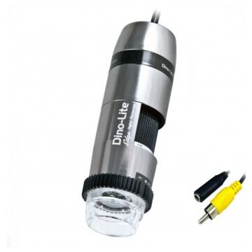 Dino-lite Edge AM5212MNZ Handheld Microscope 20X-220X Metal Shell TV Output Polarizing