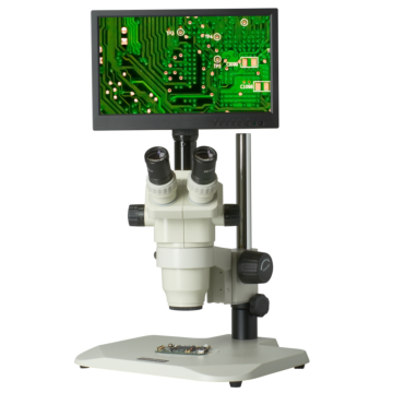 Omano CX3-OM99-V3 Zoom Stereo Microscope Inspection System 6.5X-45X