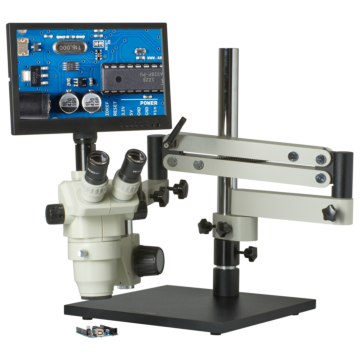 Omano CX3-OM99-V7 Zoom Stereo Microscope Inspection System 6.5X-45X