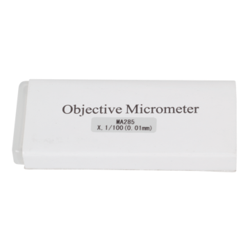 Meiji Techno MA285 Stage Micrometer 1mm / 100 Divisions