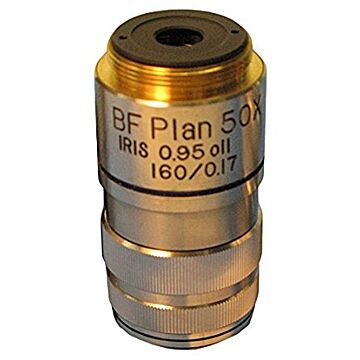 Meiji MA811 BF Semi Plan achromat objective 50X