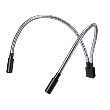 Meiji Techno FL150/30 Dual Arm Flexible Fiber Optic Light Guide for EMZ-13VX