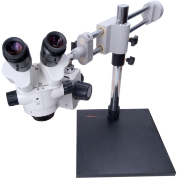 Omano OM2300S-V6 Zoom Stereo Boom Microscope 7X - 45X 