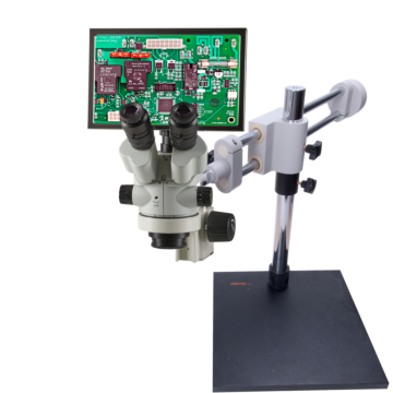 Omano CX3-OM2300S-V6 Stereo Microscope Inspection System 7.5X-45X Zoom
