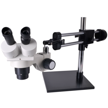 OM2040-V6 Dual Power Stereo Boom Microscope 