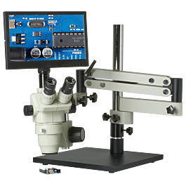 CX3-OM99-V7 6.5X-45X Zoom Stereo Microscope Inspection System