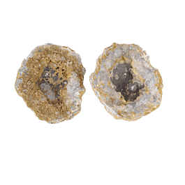 Geode Rock filled with Sparkling Embedded Crystals