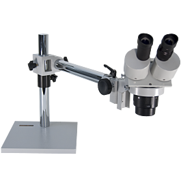 OM2040-JW11 20X / 40X Dual Power Stereo Boom Microscope