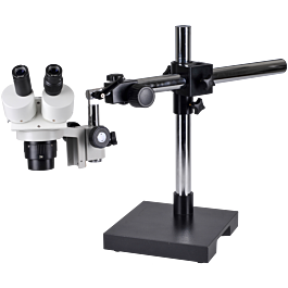 OM1030-V10 10X / 30X Dual Power Stereo Boom Microscope