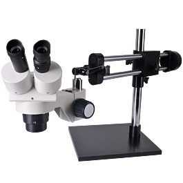 OM1030-V6 10X / 30X Dual Power Stereo Boom Microscope